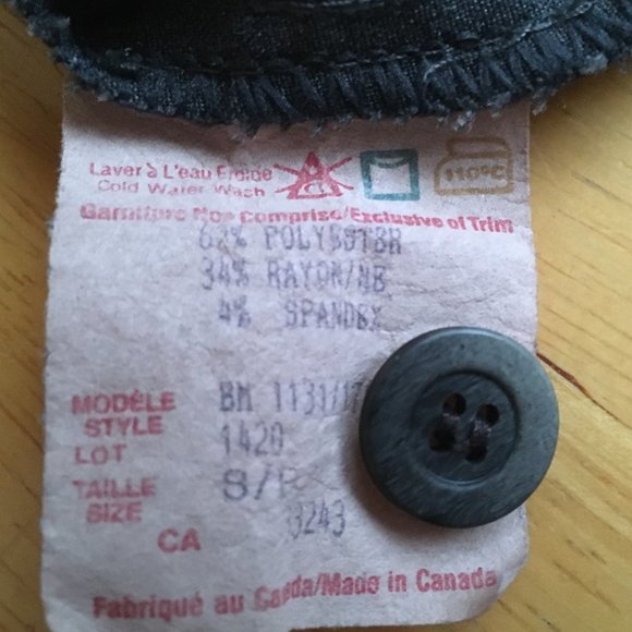 Vintage Grey Button-up Shirt 5/$25 - Picture 3 of 6